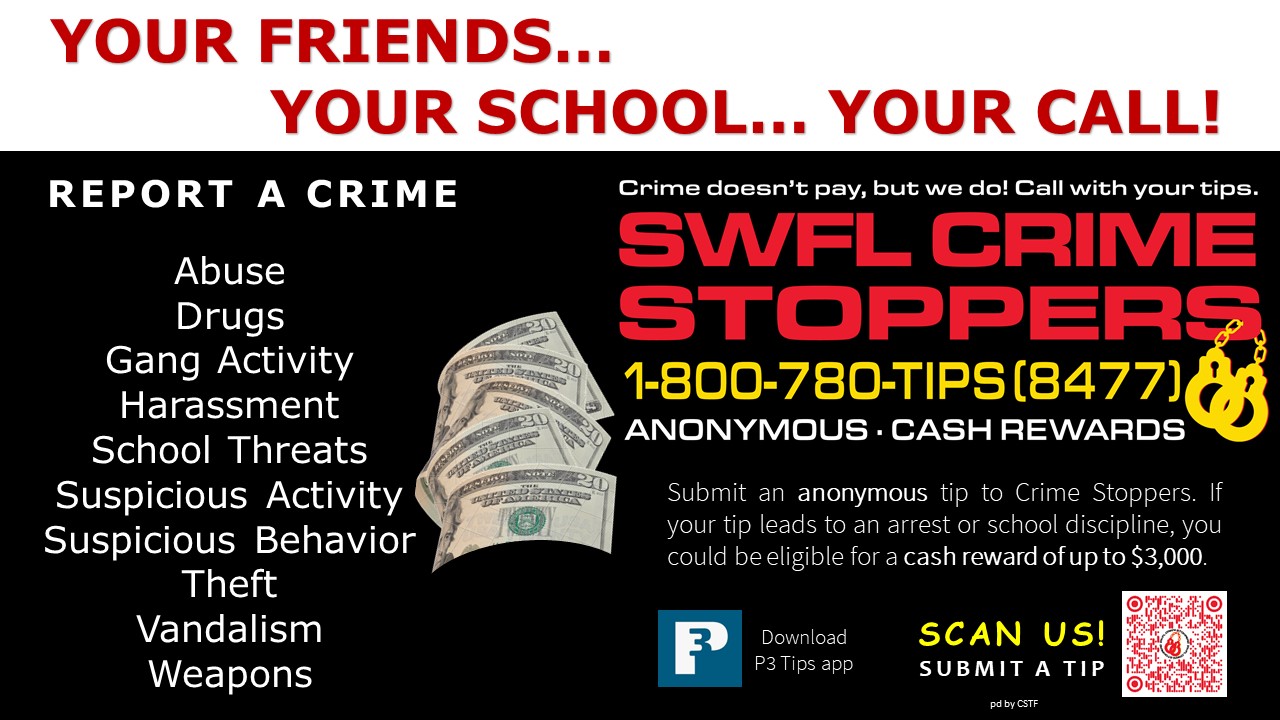 Student Crime Stoppers - Southwest Florida Crime Stoppers